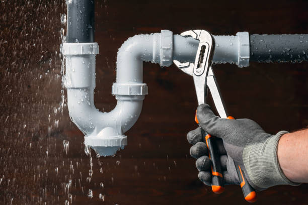 Professional Drain Cleaning technician working in Chaumont, NY